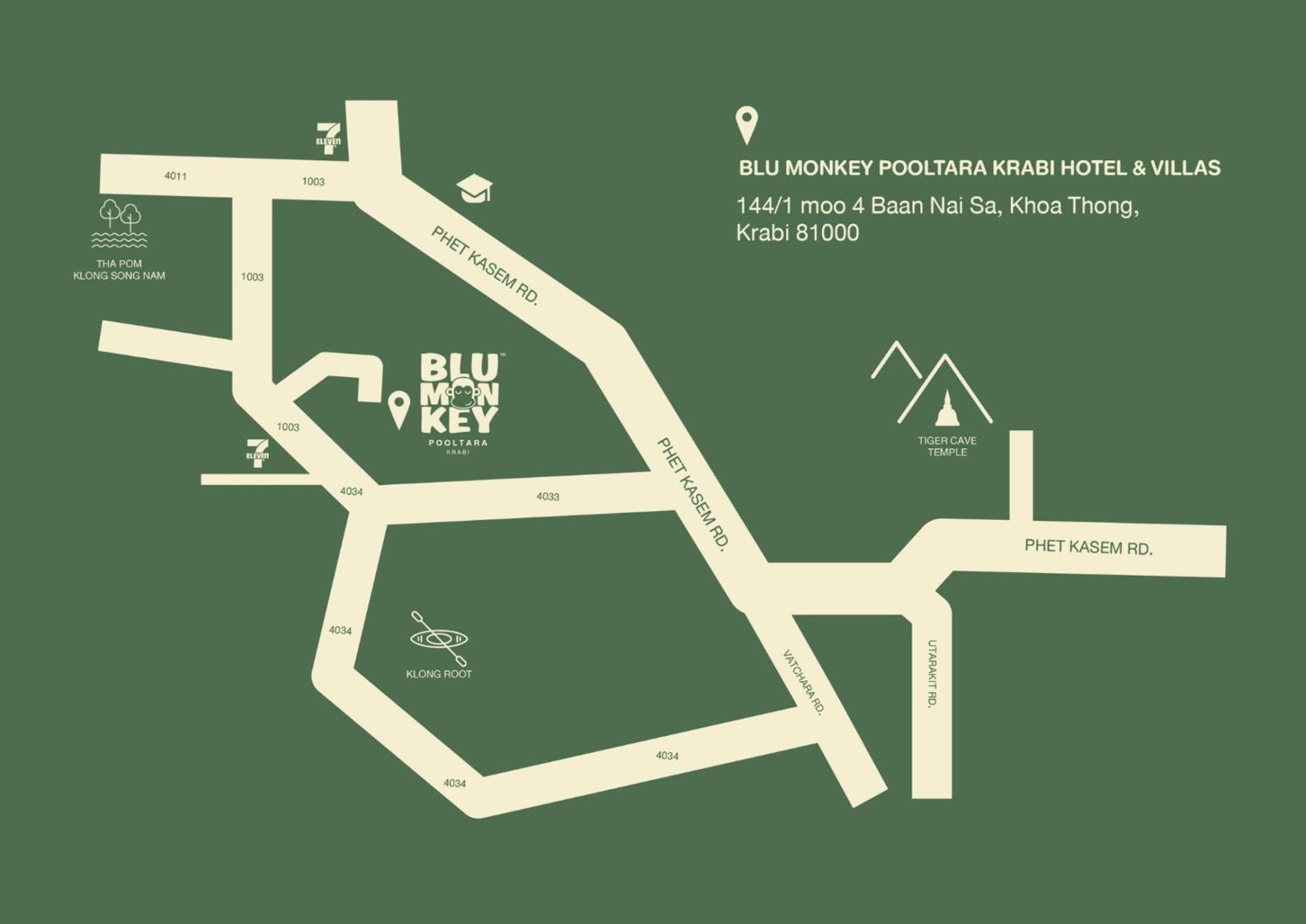 Blu Monkey Pooltara Krabi Hotel & Villas Pet Friendly Exterior foto